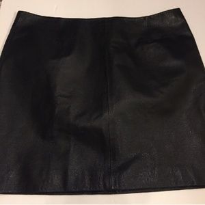 BB Dakota Leather Mini Skirt